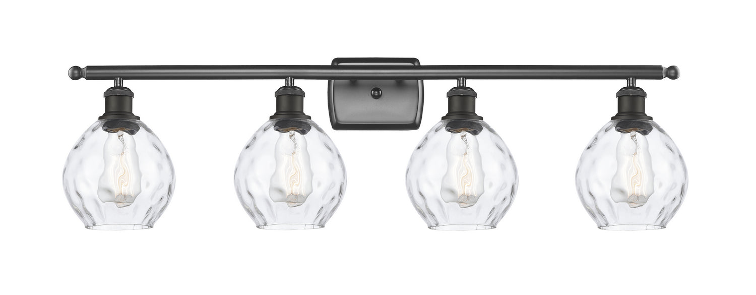 Innovations 516-4W-OB-G362 Four Light Bath Vanity, Oil Rubbed Bronze