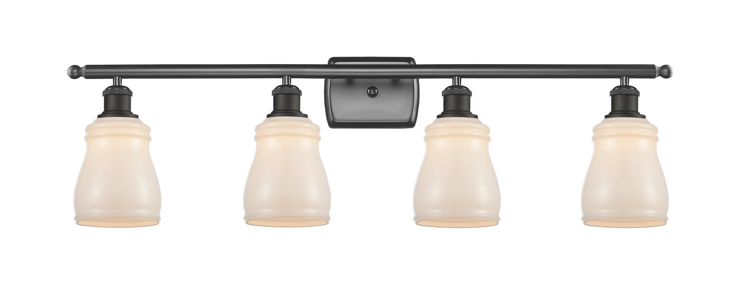 Innovations 516-4W-OB-G391 Four Light Bath Vanity, Oil Rubbed Bronze