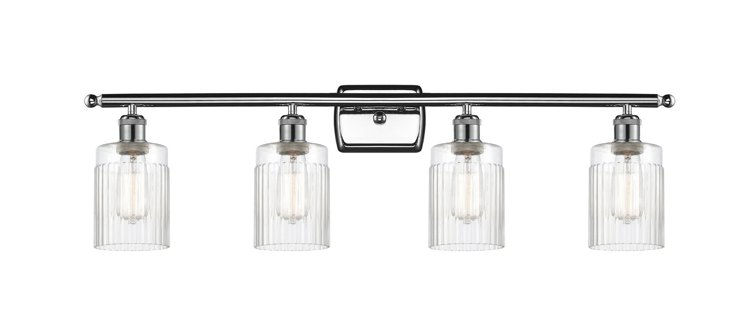 Innovations 516-4W-PC-G342 Four Light Bath Vanity, Polished Chrome