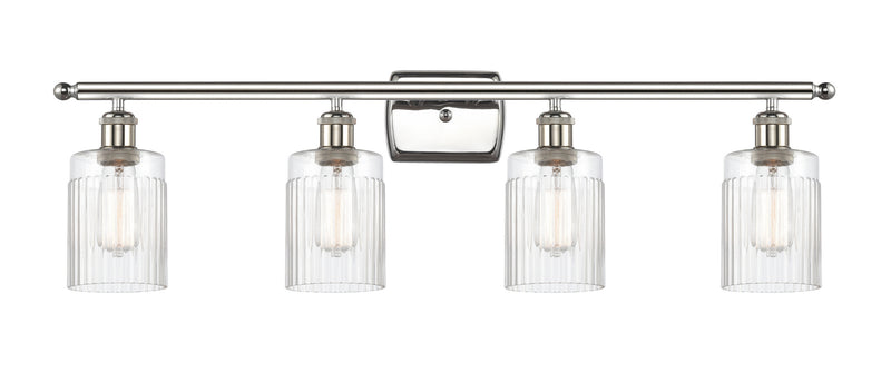 Innovations 516-4W-PN-G342 Four Light Bath Vanity, Polished Nickel