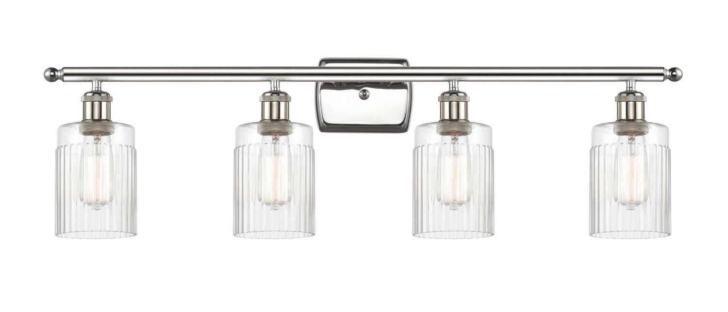 Innovations 516-4W-PN-G342 Four Light Bath Vanity, Polished Nickel