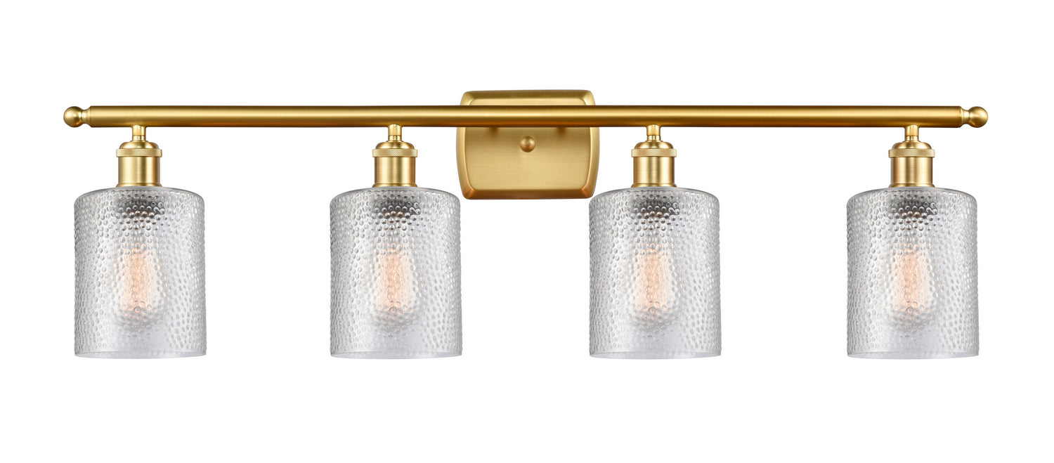 Innovations 516-4W-SG-G112 Four Light Bath Vanity, Satin Gold