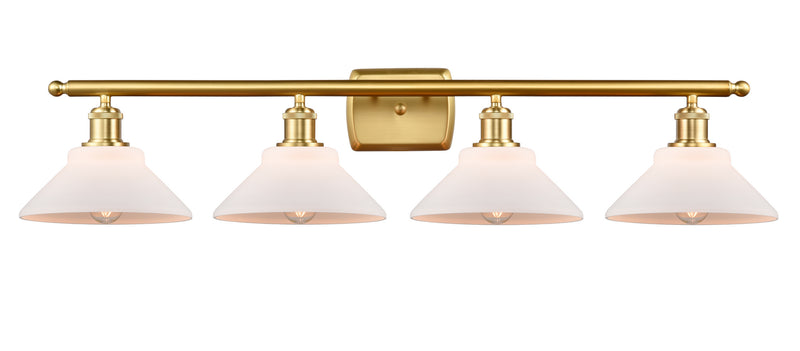 Innovations 516-4W-SG-G131 Four Light Bath Vanity, Satin Gold