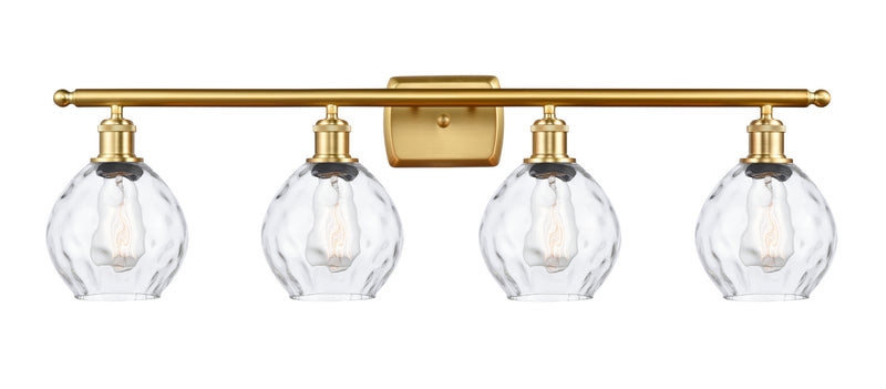 Innovations 516-4W-SG-G362 Four Light Bath Vanity, Satin Gold
