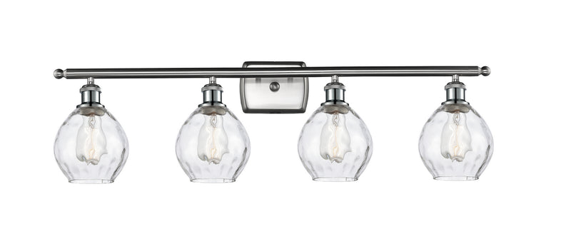 Innovations 516-4W-SN-G362 Four Light Bath Vanity, Brushed Satin Nickel