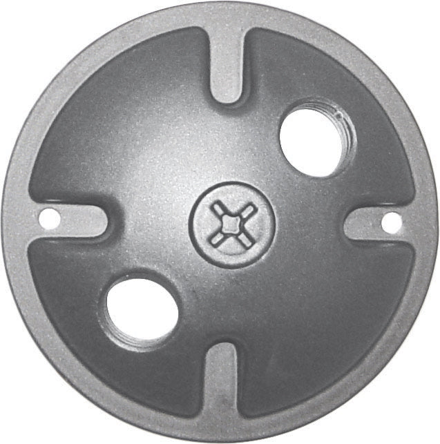 Nuvo Lighting 60-674 Die Cast Mounting Plate, Light Gray