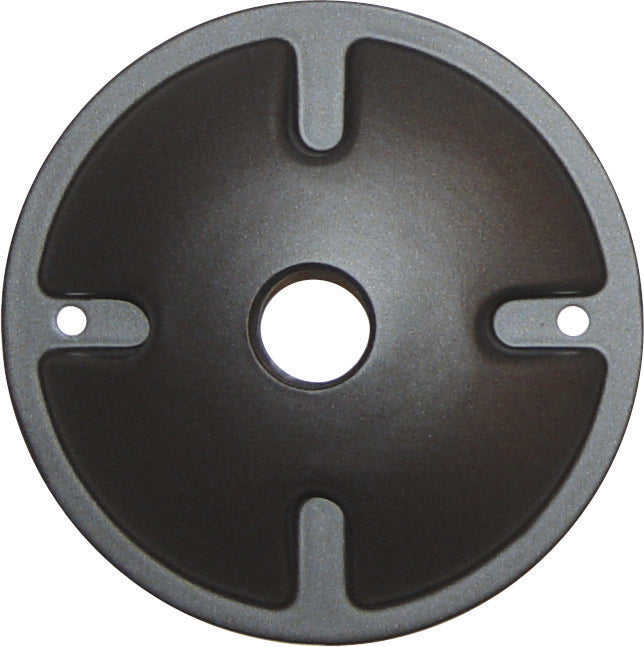 Nuvo Lighting 60-675 Die Cast Mounting Plate, Dark Gray