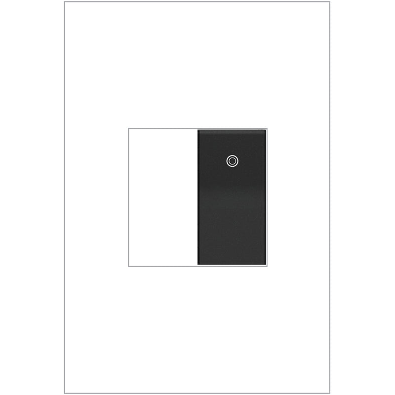Legrand AABK1G4 Blank, Half-Size, Graphite