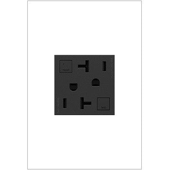 Legrand AGFTR2202G4 Duplex Self-Test GFCI Receptacles, Graphite