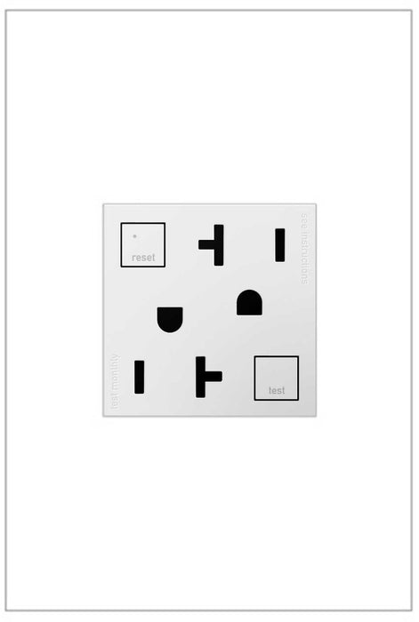 Legrand AGFTR2202W4 Duplex Self-Test GFCI Receptacles, White