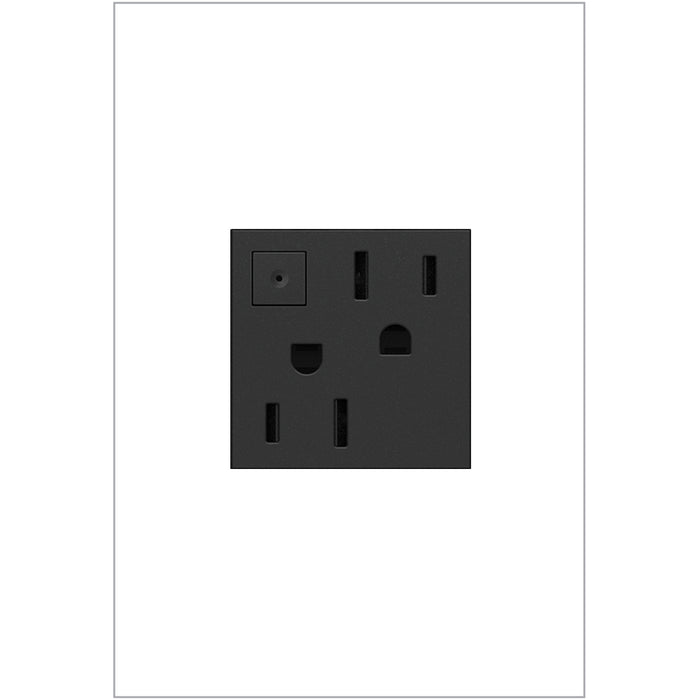 Legrand ARPS152G4 Energy-Saving On/Off Outlet, Graphite
