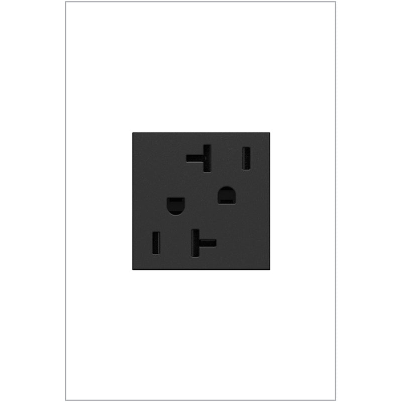 Legrand ARTR202G4 Tamper-Resistant Outlet, Graphite