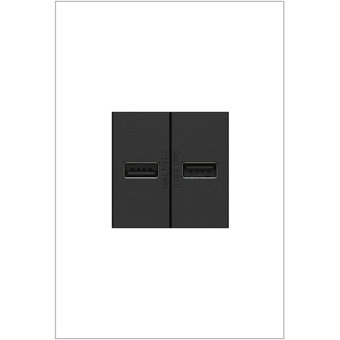 Legrand ARUSBG4 Usb Outlet, Half-Size, Graphite