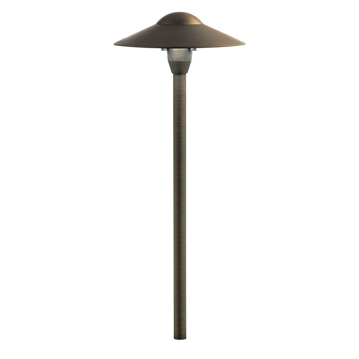 Kichler 15310CBR One Light Path Light, Centennial Brass