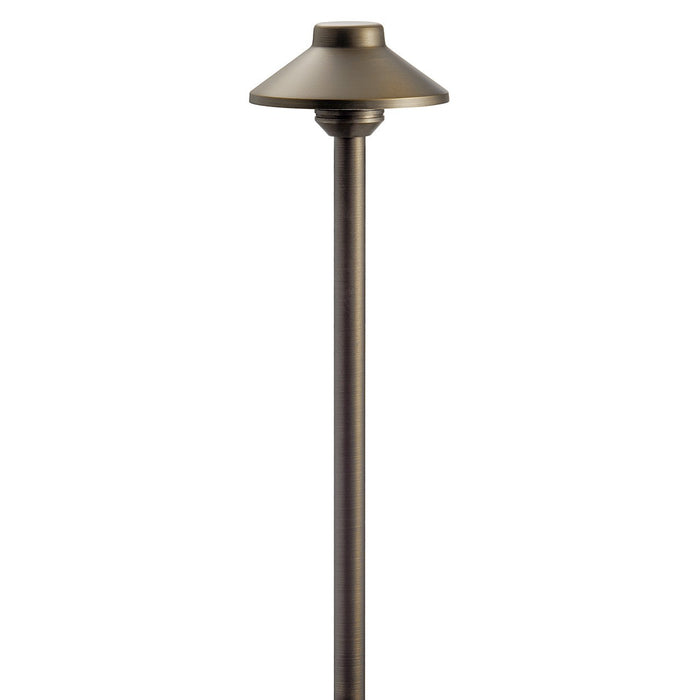 Kichler 15505CBR One Light Path Light, Centennial Brass