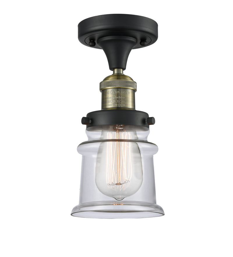 Innovations 517-1CH-BAB-G182S-LED LED Semi-Flush Mount, Black Antique Brass