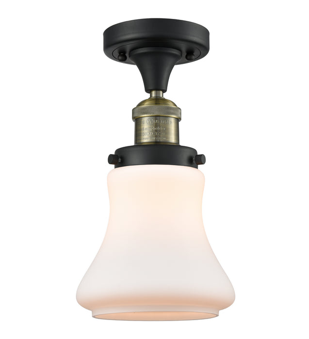 Innovations 517-1CH-BAB-G191-LED LED Semi-Flush Mount, Black Antique Brass