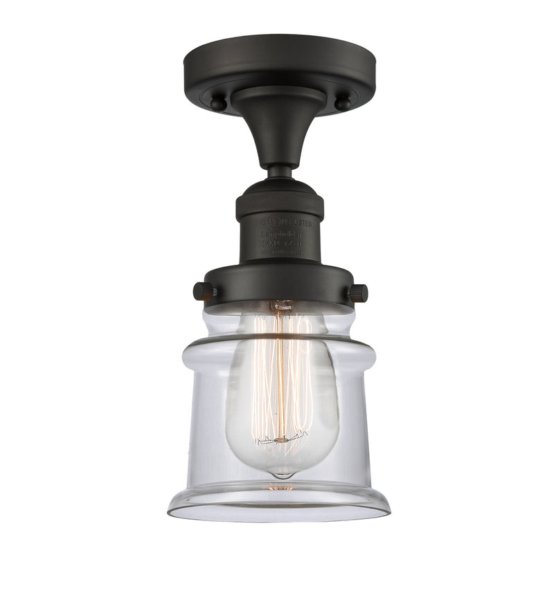 Innovations 517-1CH-OB-G182S One Light Semi-Flush Mount, Oil Rubbed Bronze
