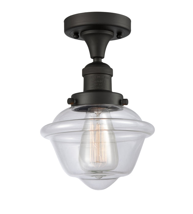 Innovations 517-1CH-OB-G532-LED LED Semi-Flush Mount, Oil Rubbed Bronze