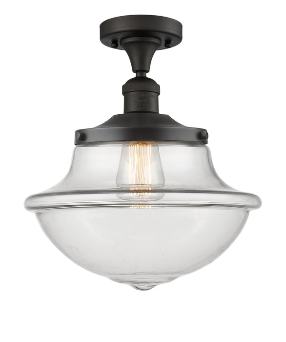 Innovations 517-1CH-OB-G542-LED LED Semi-Flush Mount, Oil Rubbed Bronze