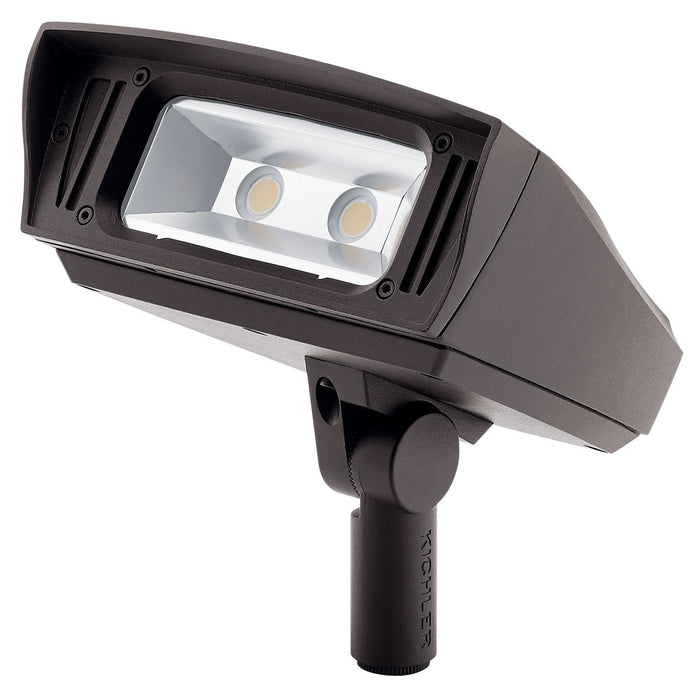 Kichler 16223AZT30 LED Landscape Flood, Textured Architectural Bronze