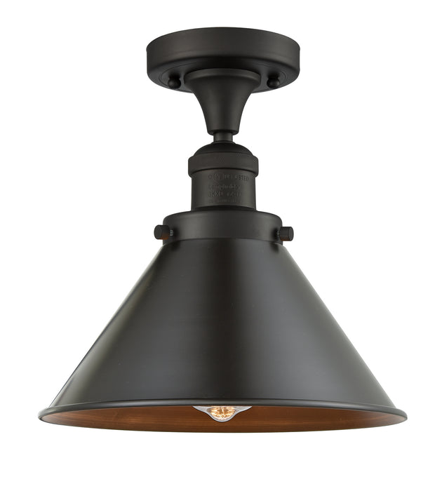 Innovations 517-1CH-OB-M10-OB One Light Semi-Flush Mount, Oil Rubbed Bronze