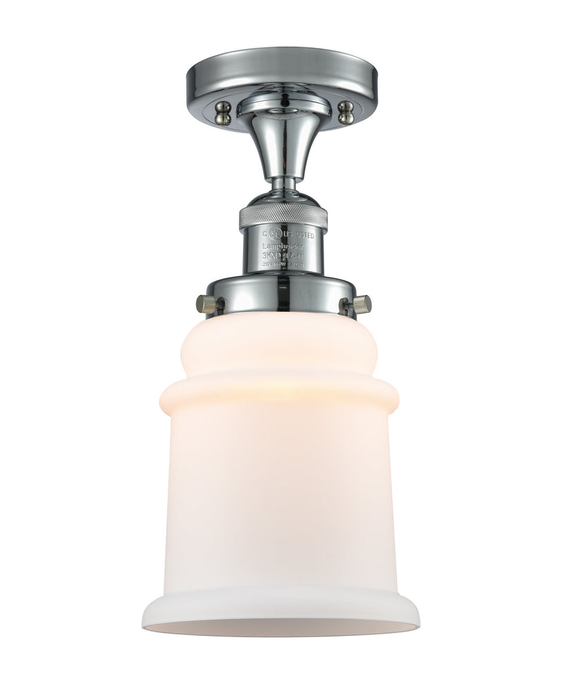 Innovations 517-1CH-PC-G181-LED LED Semi-Flush Mount, Polished Chrome
