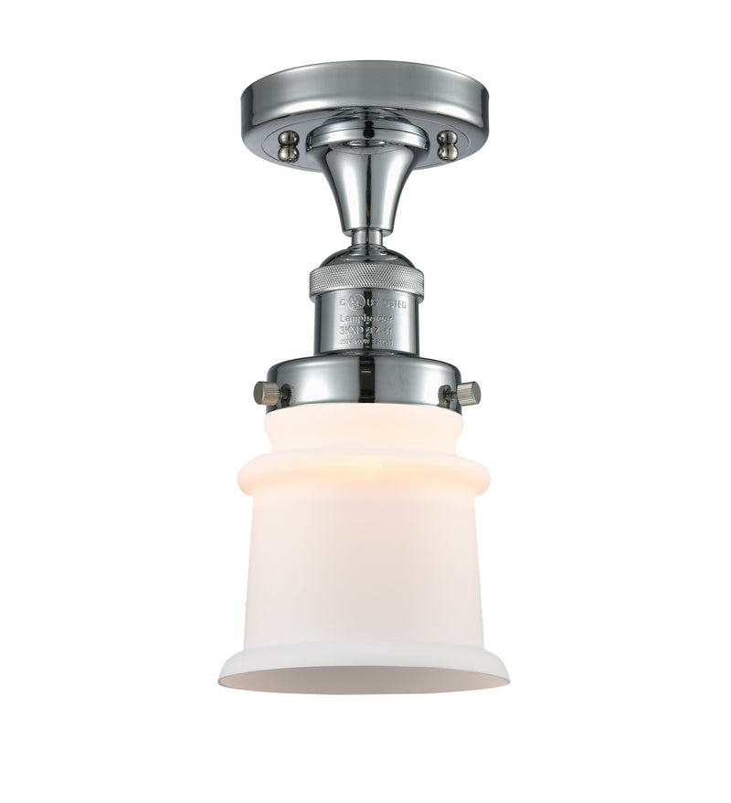 Innovations 517-1CH-PC-G181S One Light Semi-Flush Mount, Polished Chrome