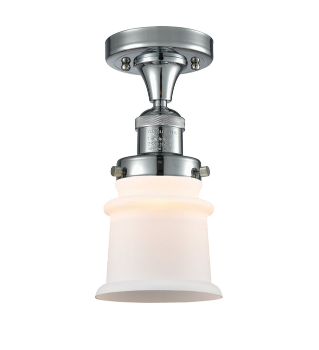 Innovations 517-1CH-PC-G181S One Light Semi-Flush Mount, Polished Chrome