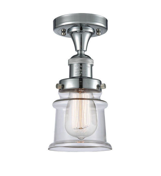 Innovations 517-1CH-PC-G182S-LED LED Semi-Flush Mount, Polished Chrome