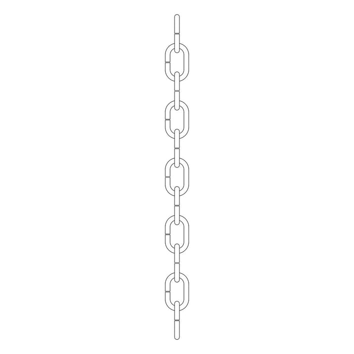 Kichler 2996BPT Chain, Brushed Pewter