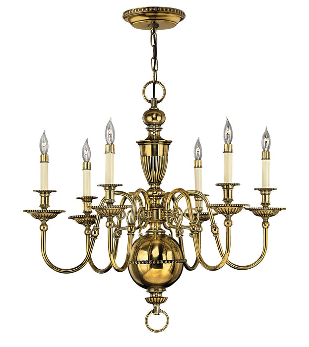 Hinkley 4416BB LED Foyer Pendant, Burnished Brass