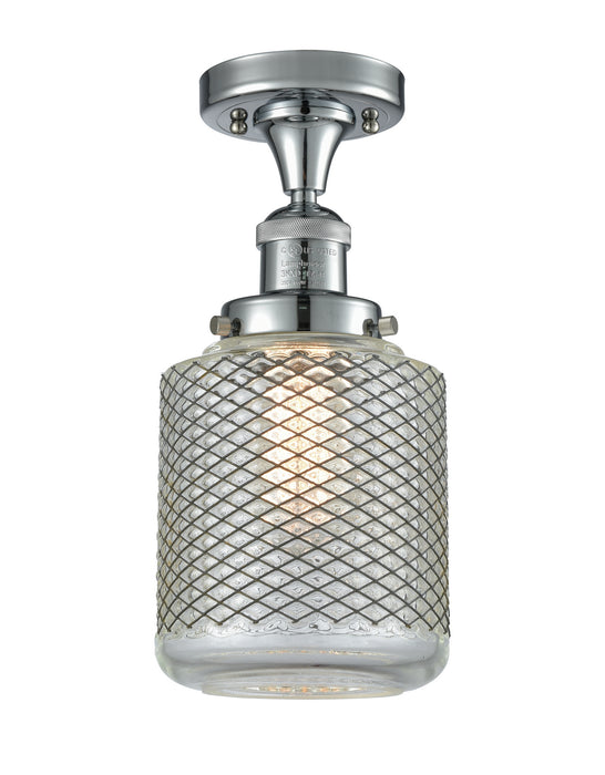 Innovations 517-1CH-PC-G262-LED LED Semi-Flush Mount, Polished Chrome