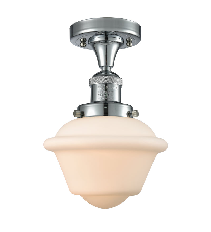 Innovations 517-1CH-PC-G531-LED LED Semi-Flush Mount, Polished Chrome