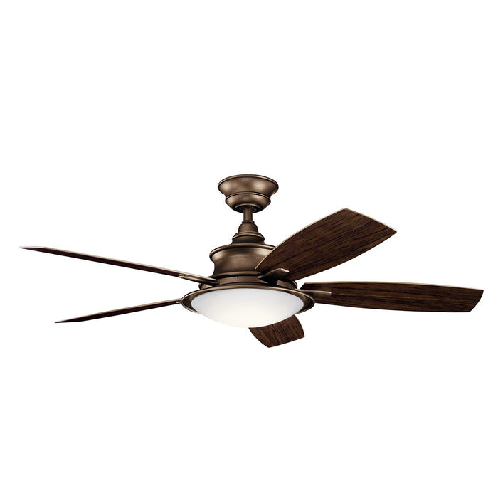 Kichler 310204WCP 52" Ceiling Fan, Weathered Copper Powder Coat