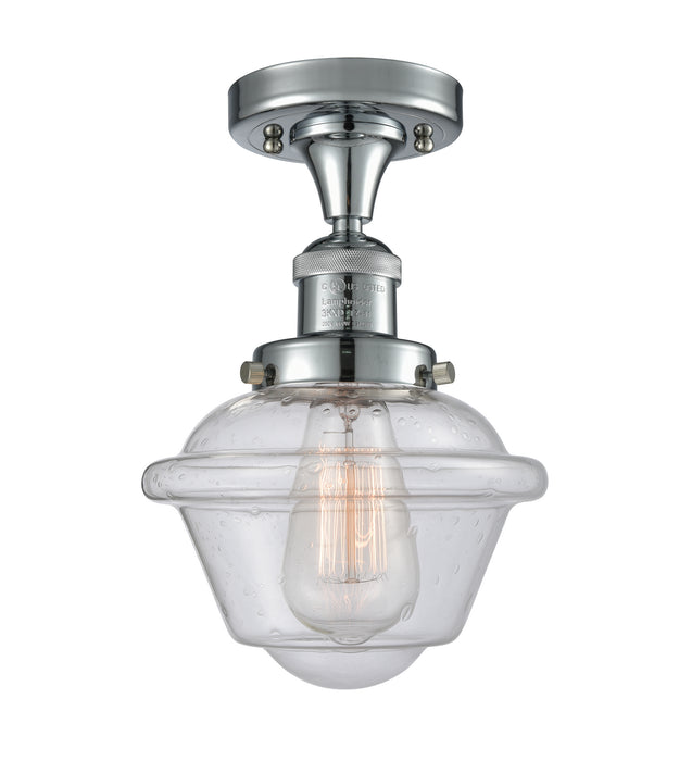 Innovations 517-1CH-PC-G534-LED LED Semi-Flush Mount, Polished Chrome
