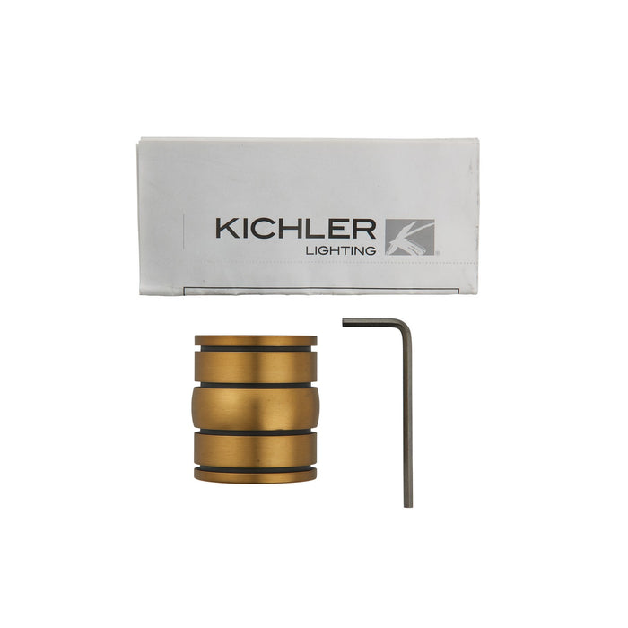 Kichler 337007BAB Decorative Coupler, Burnished Antique Brass