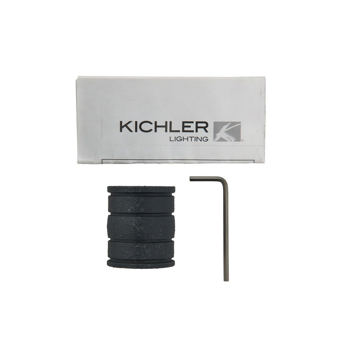 Kichler 337007DBK Decorative Coupler, Distressed Black