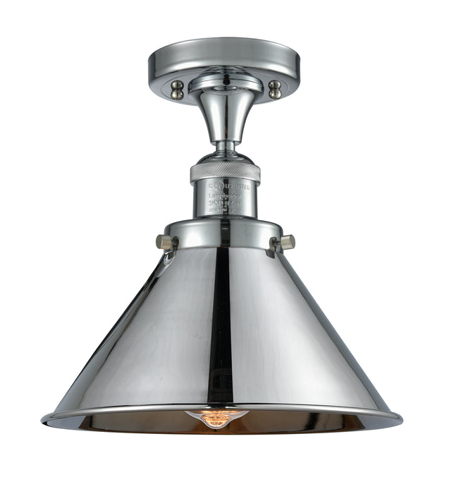 Innovations 517-1CH-PC-M10-PC One Light Semi-Flush Mount, Polished Chrome