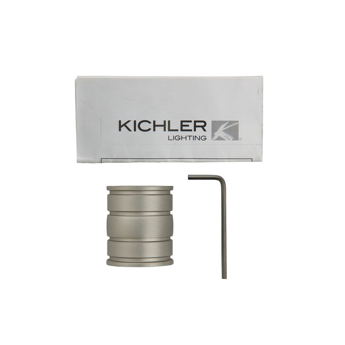 Kichler 337007NI Decorative Coupler, Brushed Nickel