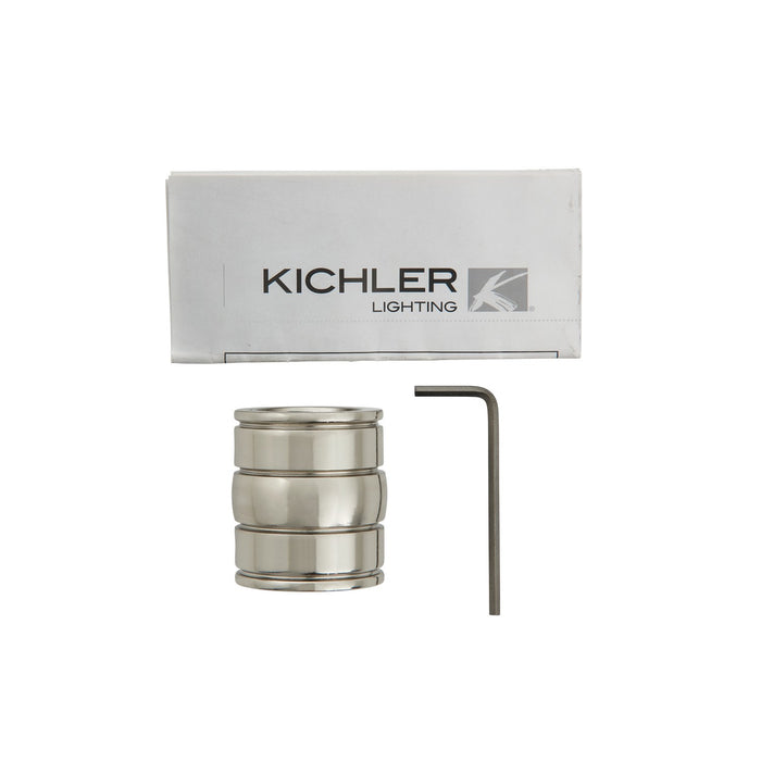 Kichler 337007PN Decorative Coupler, Polished Nickel