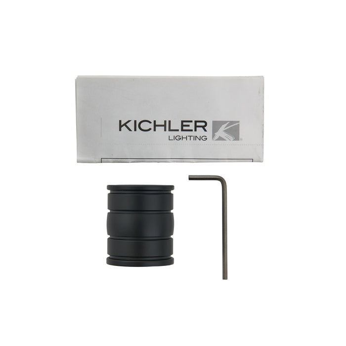 Kichler 337007SBK Decorative Coupler, Satin Black