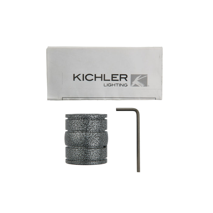 Kichler 337007WSP Decorative Coupler, Weathered Steel Powder Coat