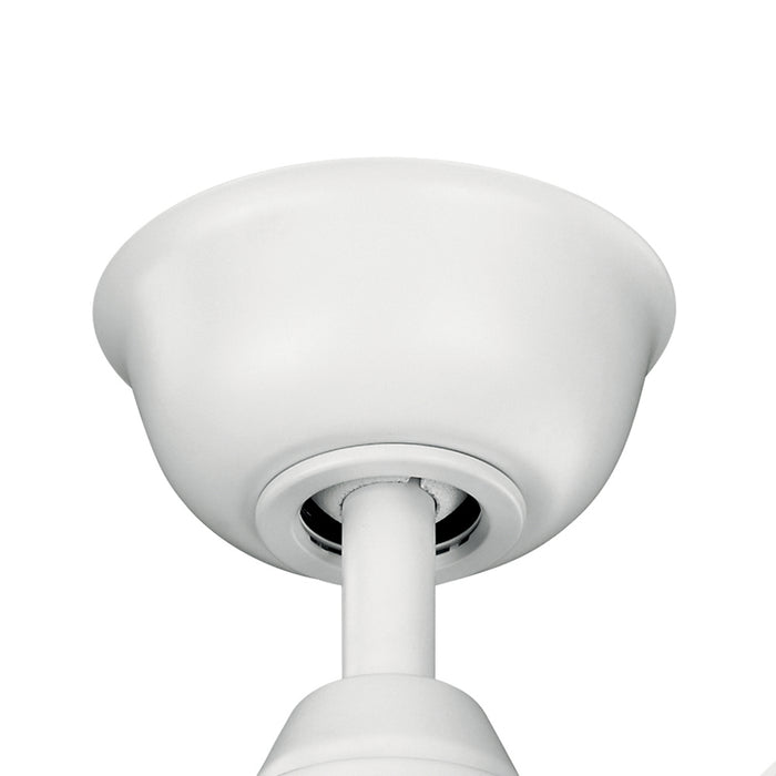 Kichler 337033MWH Down Rod Hanger System, Matte White