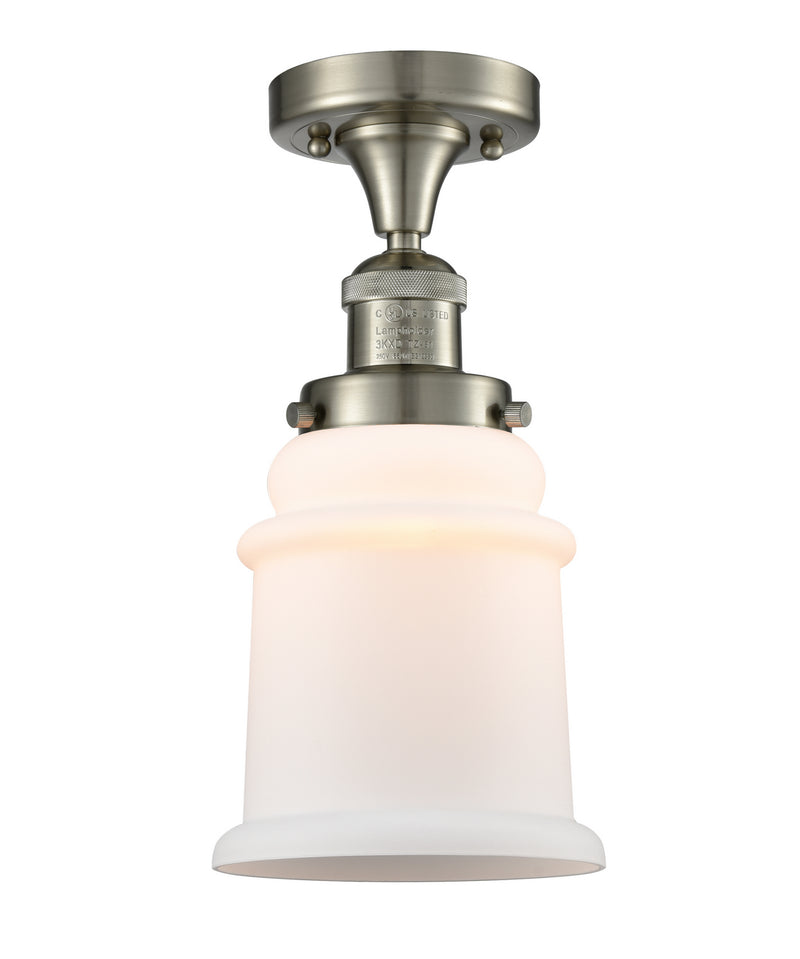 Innovations 517-1CH-SN-G181-LED LED Semi-Flush Mount, Brushed Satin Nickel