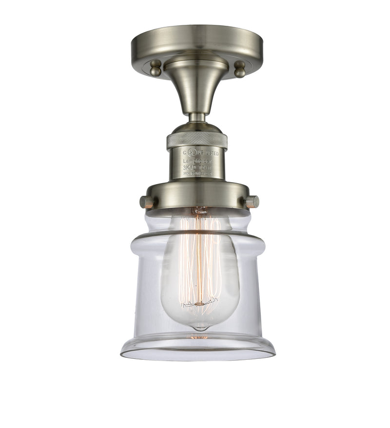 Innovations 517-1CH-SN-G182S-LED LED Semi-Flush Mount, Brushed Satin Nickel