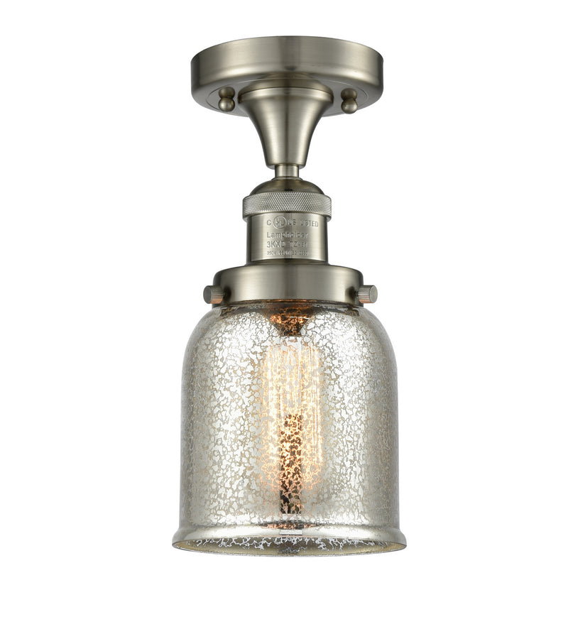 Innovations 517-1CH-SN-G58-LED LED Semi-Flush Mount, Brushed Satin Nickel