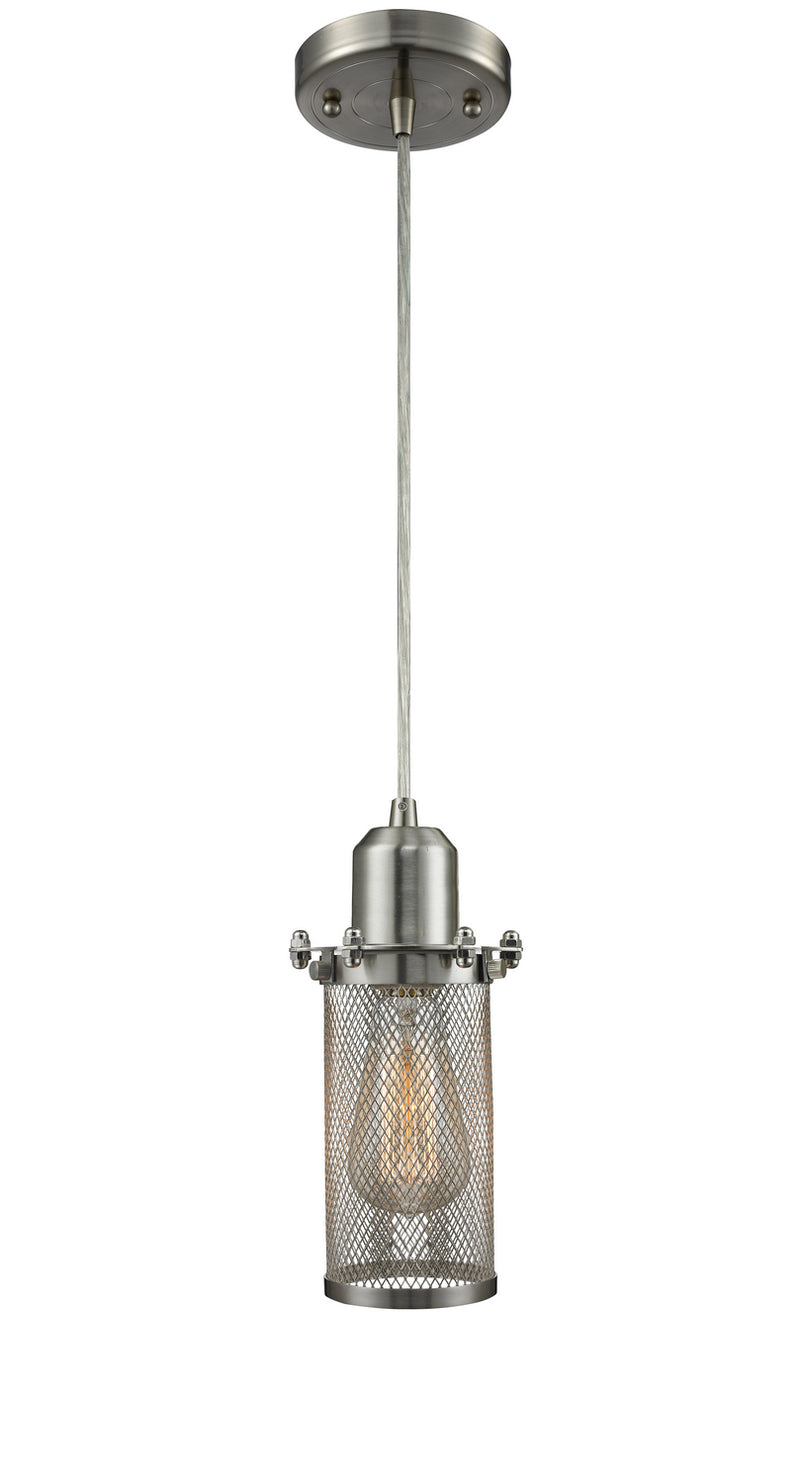 Innovations 900-1P-SN-CE219-SN One Light Mini Pendant, Brushed Satin Nickel