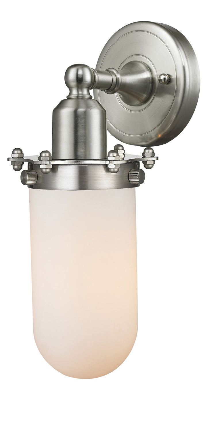 Innovations 900-1W-SN-CE231-SN-W One Light Wall Sconce, Brushed Satin Nickel