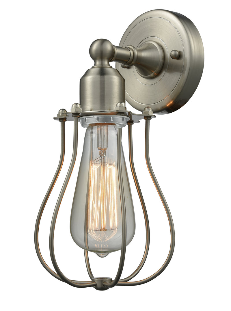 Innovations 900-1W-SN-CE513-SN One Light Wall Sconce, Brushed Satin Nickel